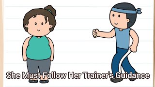 Brain Test 2 : Tricky Stories - Fitness With Cindy - Level 14 screenshot 1