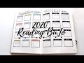 2020 Reading Bullet Journal Flip Through