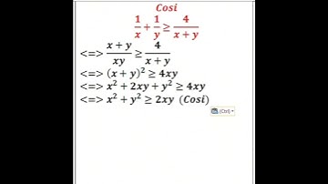 Chứng minh bất đẳng thức Cosi (phần 1)