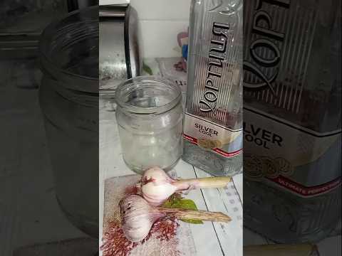 Чесночная вода от высокого давления.