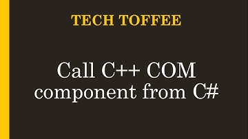 Call C++ COM DLL from C#