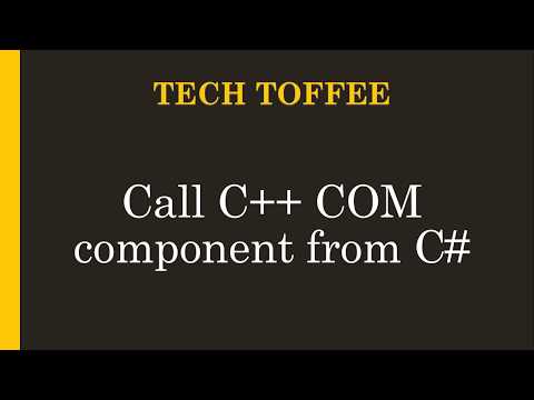 Call C++ COM DLL from C#