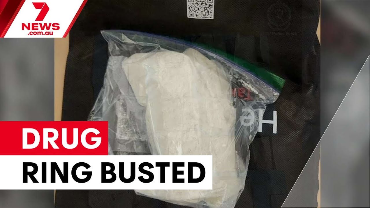 Massive drug ring busted in King's Langley | 7NEWS - YouTube