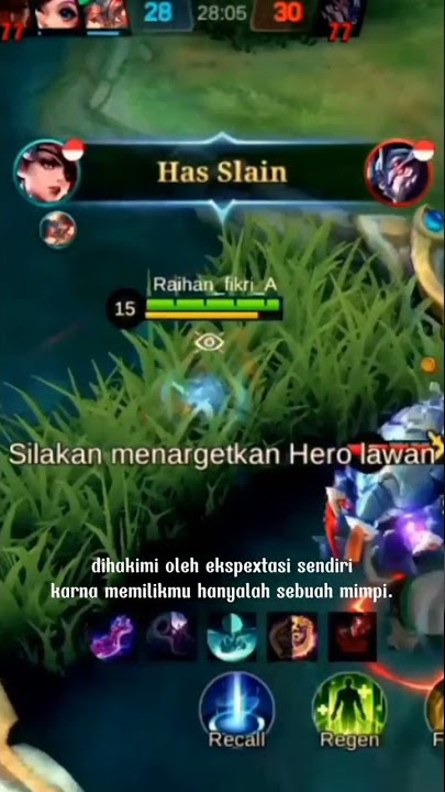 Story wa Tik tok mobile legends - 30 detik