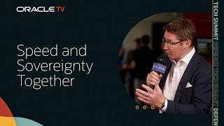 Sovereign Control in Defense: Oracle TV at Defence Tech Summit 2026