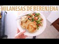 Cmo hacer milanesas de berenjena con ensalada saludable  receta paso a paso