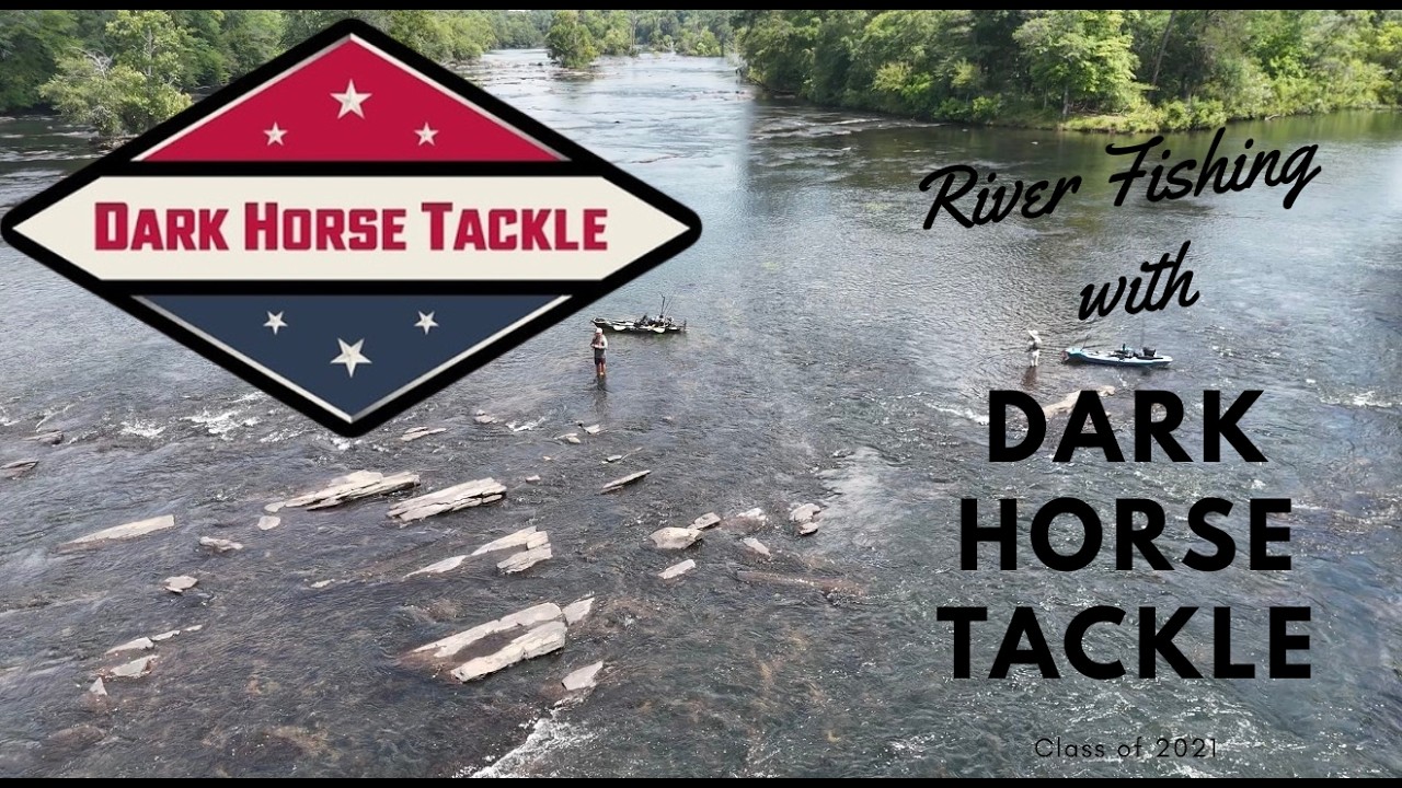 These LURES will CATCH LOTS of BASS – River Fishing with Dark Horse Tackle