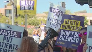 Kaiser strike: Workers strike for 3rd day