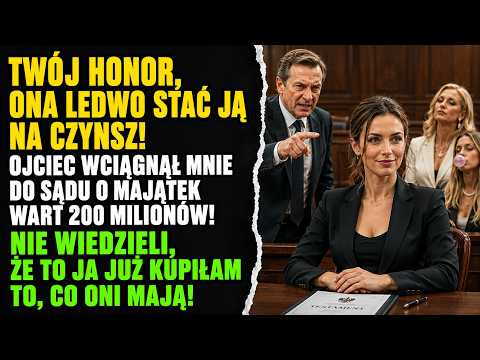 Ojciec drwił ze mnie w sądzie — aż sędzia zamarł na dźwięk mojego nazwiska