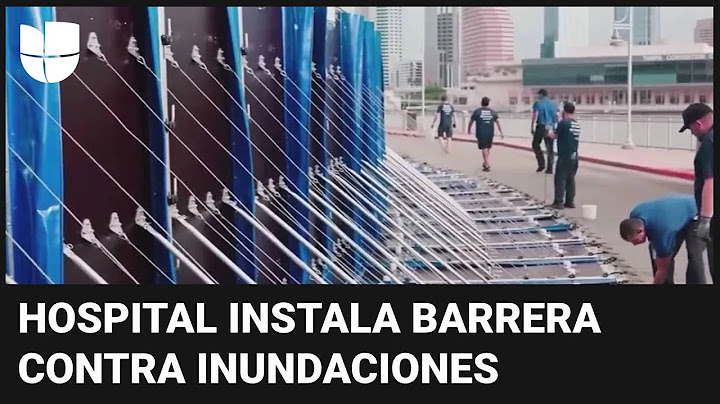 Hospital de Tampa operará durante el embate del huracán Milton: está rodeado de una barrera