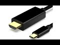 USB Type C to HDMI Cable 4K 30Hz Type C to HDMI Adapter for MacBook Samsung Laptop TV