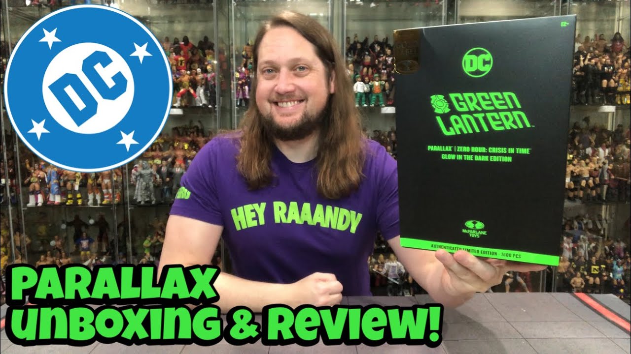 Parallax Amazon Glow In The Dark Exclusive McFarlane DC Unboxing & Review!