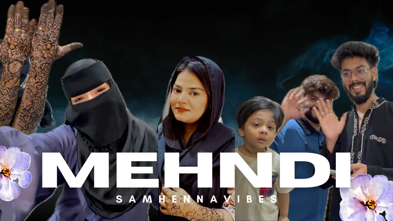 Mehndi Vlog with Aaltu Faltu team | with Ruhina Shaikh | SAMMHENNAVIBES | Mehndi with Khulood 