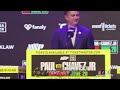 ¡Chávez Sr le dice a Jake Paul en la cara "¡JR TE VA A C****" después de una confrontación verbal!
