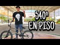 Como hacer 540° BunnyHop en piso BMX - Alfredo Rodriguez