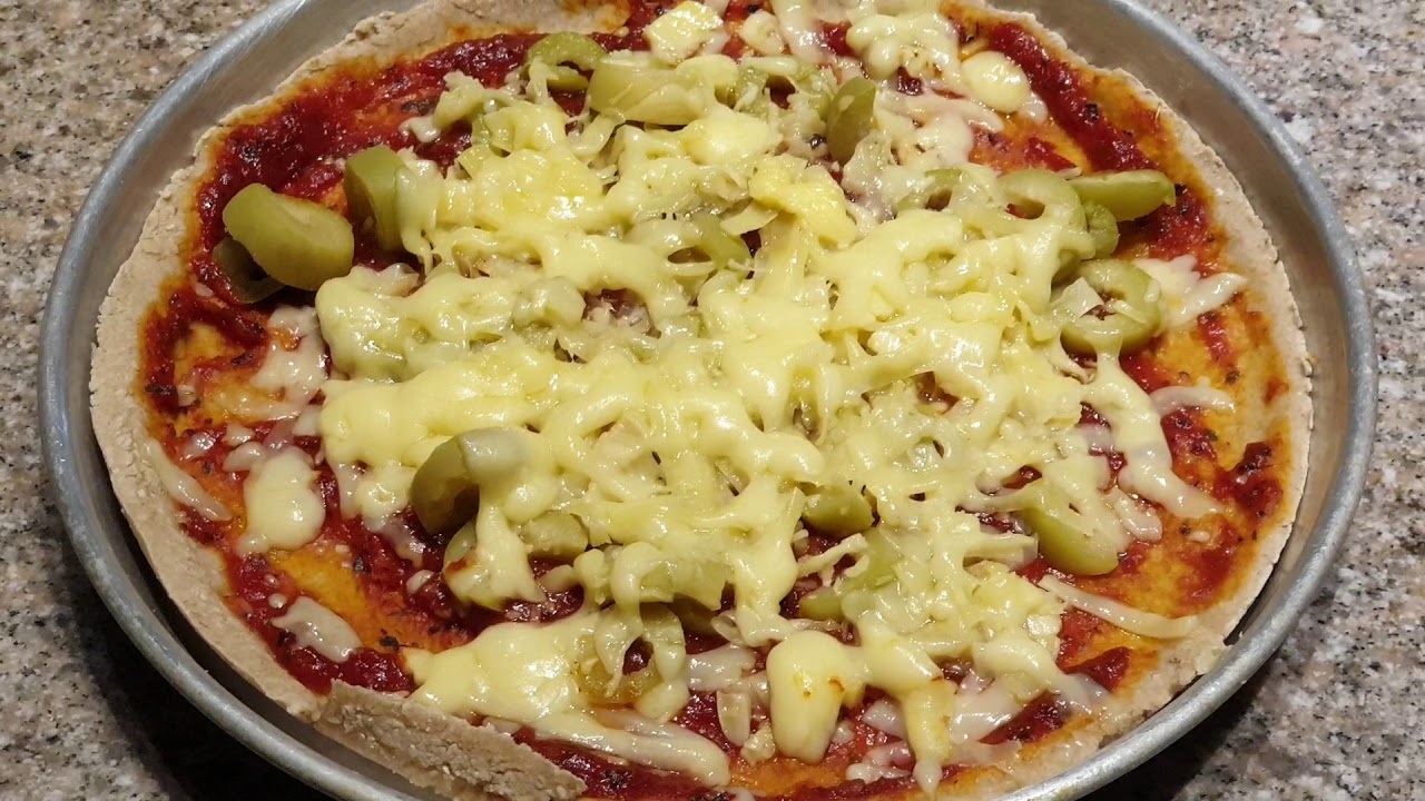 طريقة عجينة بيتزا بالشوفان بدون دقيق القمح مشبعة جدا و بتخسس #سالي_فؤاد