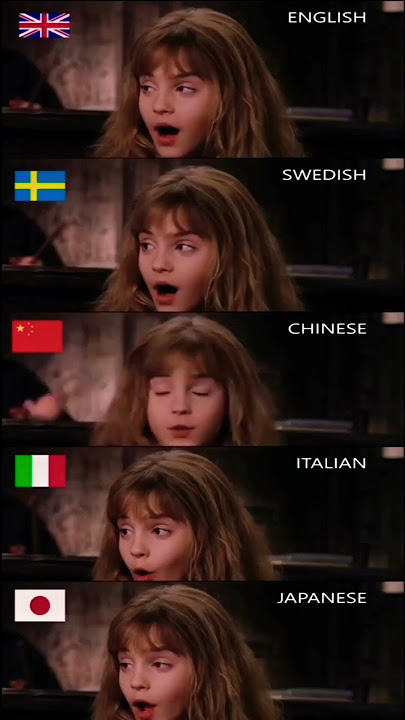 It's Leviosa, Not Leviosaaa! Hermione’s famous line | In 5 different languages |Harry potter #shorts