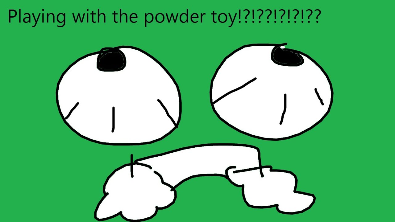 playing with the powder toy for 14 minutes YouTube