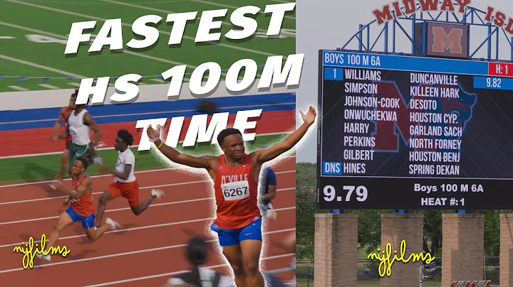 Brayden Williams 9.82 100m Fastest HS Time Duncanville