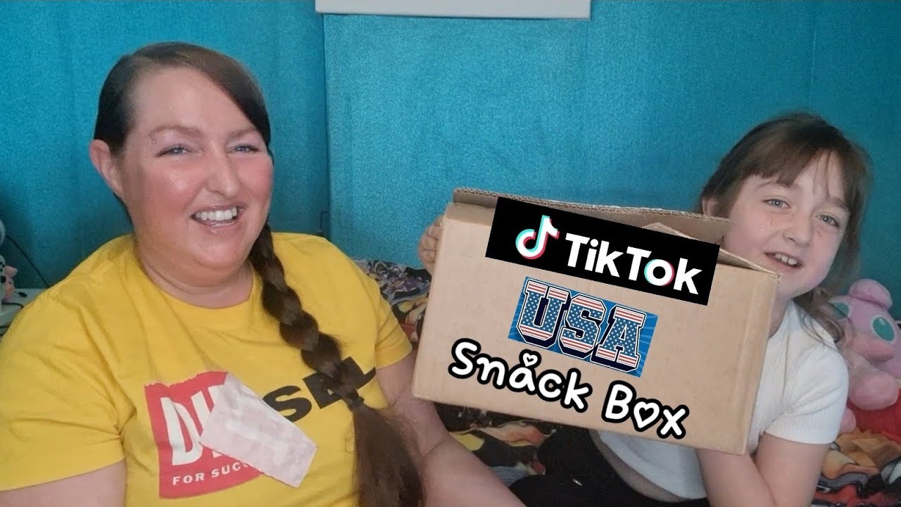 Tiktok Mystery Box. / USA Snacks YouTube