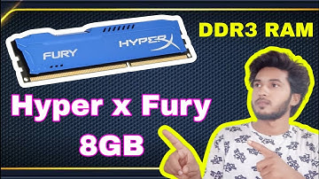 DDR3 RAM HyperX Fury 8GB DDR3 1866MHz Unboxing video
