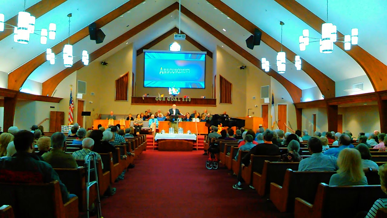 Gideons Int'l Presentation at Menifee Bible Church, Sun, Nov 3, 2019