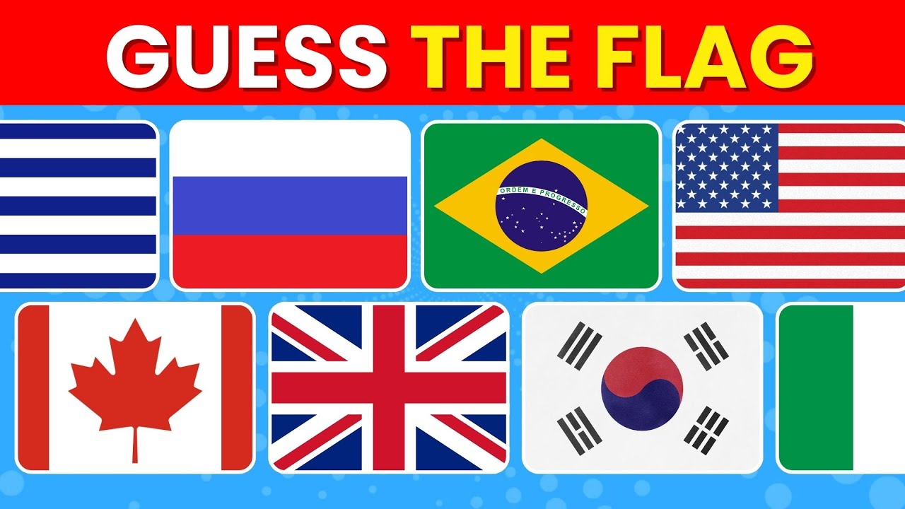 Guess the Countries by Their Flags 🚩 | Can You Guess 35 Flags?
