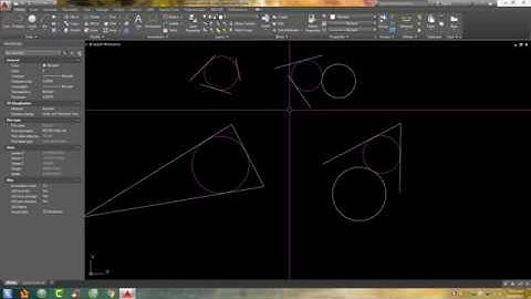 Vẽ đường tròn tiếp xúc với 3 điểm cho trước trong AutoCad