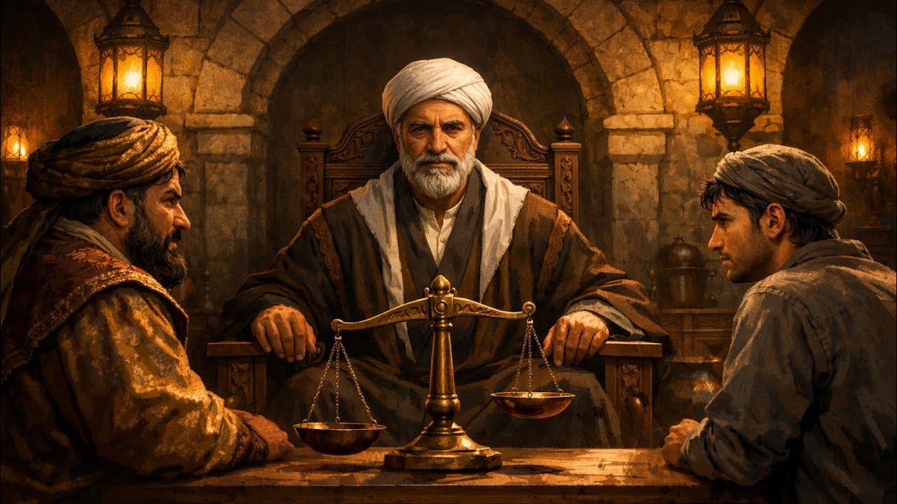 القاضي الذي امتحن العقل ثم الإيمان ثم العدل ⚖️ | قصة عربية قديمة تهزّ القلوب