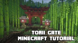Minecraft Build Tutorial: Japanese Torii Gate