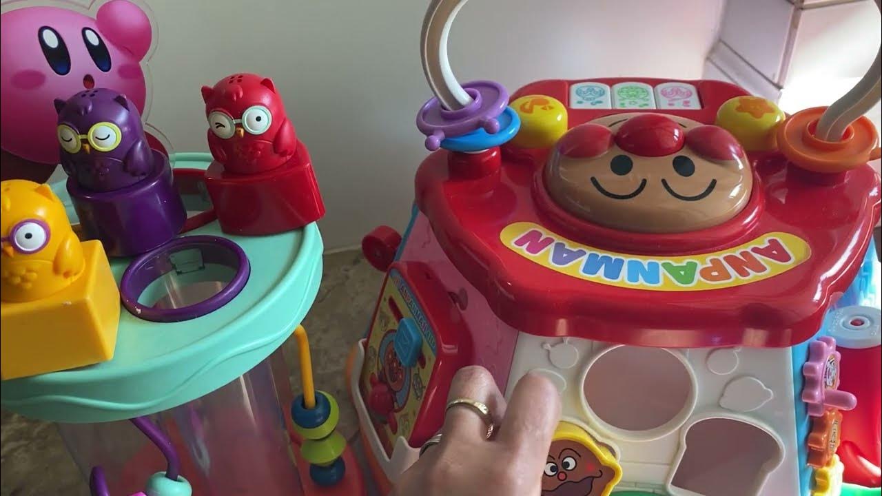Anpanman big greedy box shape sorter sorting funny sound effect 