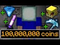 How Noobs Spend 100M Coins in Skyblock