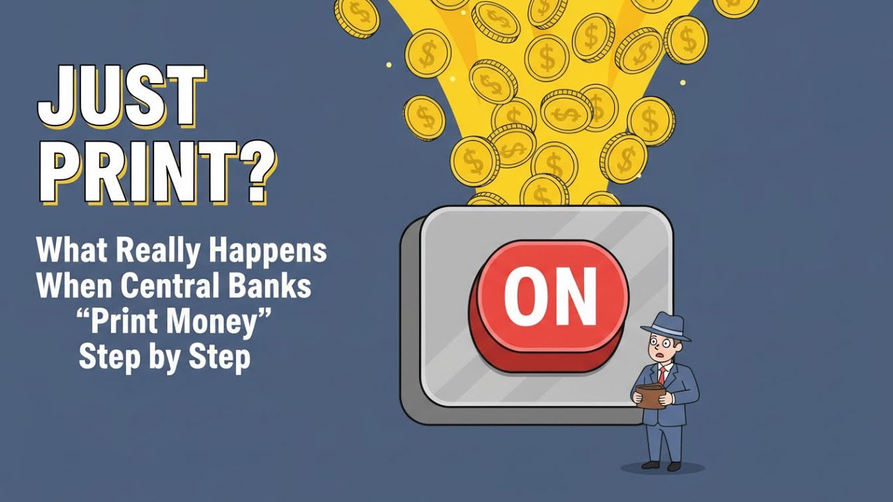 What Really Happens When Central Banks Print Money(Step by Step)   