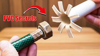 Few people know this secret! This Technique to Connect a Hose to a PVC Pipe Without Threads