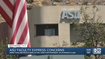 ASU faculty expresses concerns about returning