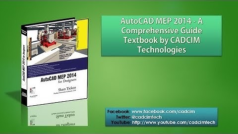 AutoCAD MEP 2014 book by CADCIM Technologies