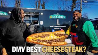 Is This the BEST Cheesesteak in the MD?! 🤯 First Time Trying 5th & Steaks