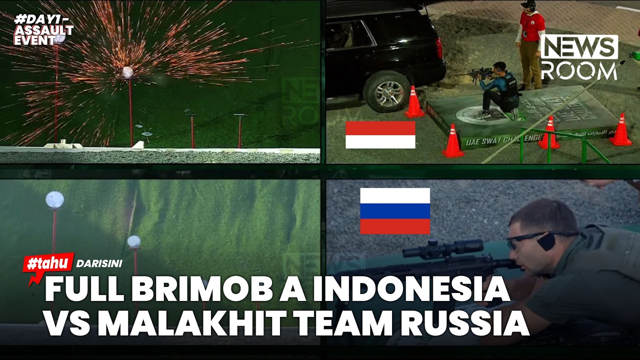 FULL BRIMOB A INDONESIA VS RUSSIA MALAKHIT TEAM THREE UAE SWAT CHALLENGE 2026 