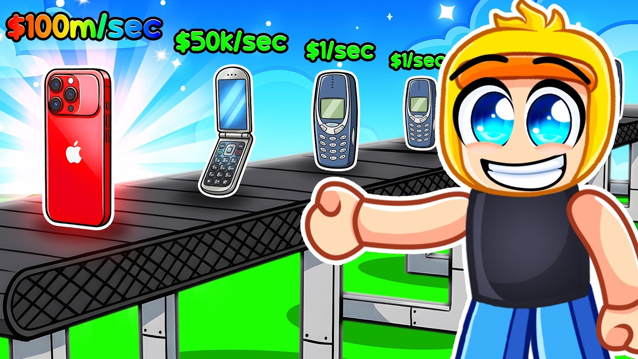 I Made MILLIONS Selling iPhones in Roblox!