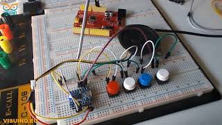 Visuino Jq6500 Mini Mp3 Module Playing Sounds