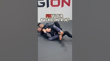 Beginner BJJ players you should watch this if your back control sucks. #brazilianjiujitsu #jiujitsu