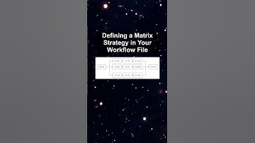 Defining a Matrix Strategy in Your Workflow File #ai #artificialintelligence #machinelearning