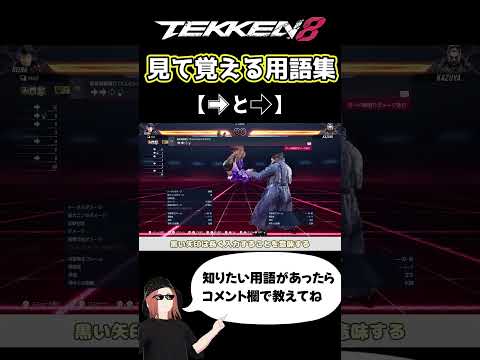 【鉄拳8】見て覚える用語集【白矢印と黒矢印】