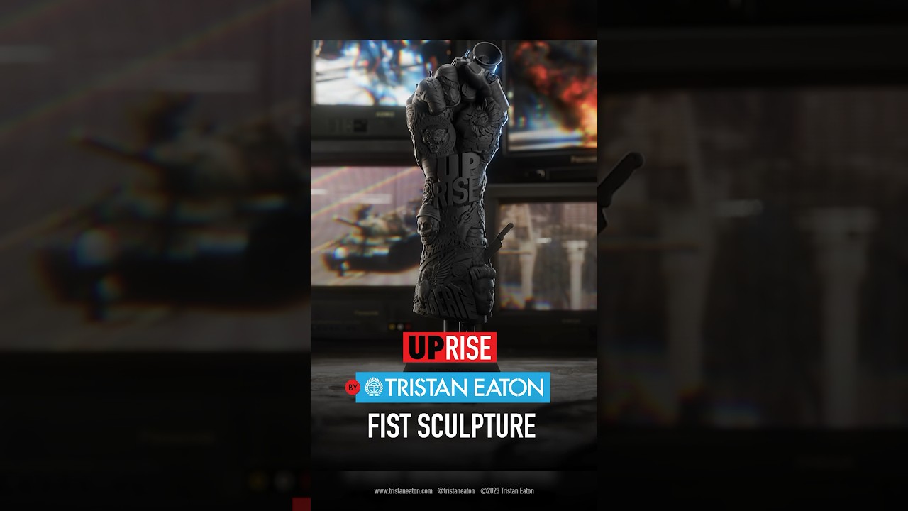 Introducing the Uprise Fist Statue | Sideshow x Tristan Eaton Collaboration