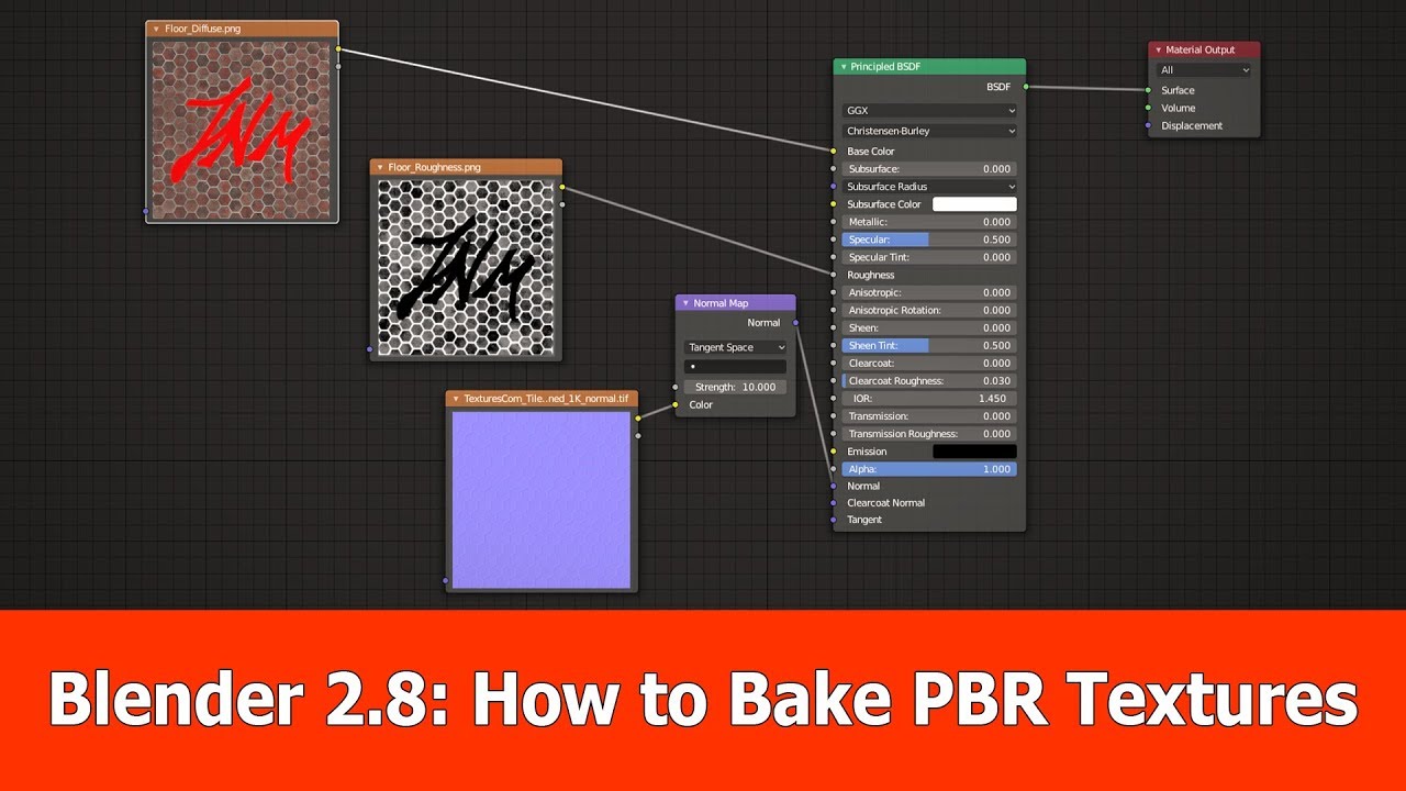 How To Bake PBR Textures with Blender 2.8 - YouTube