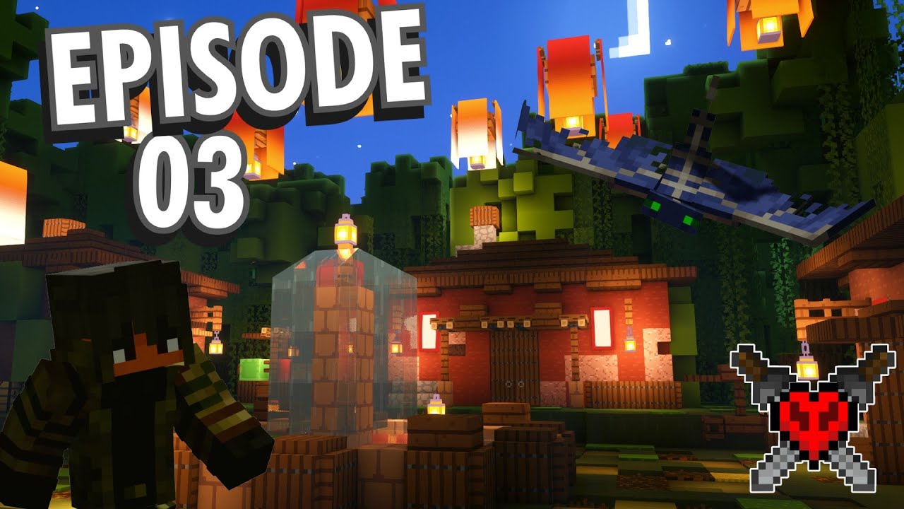 I Built a Village in Minecraft Hardcore - Stinger Series - YouTube