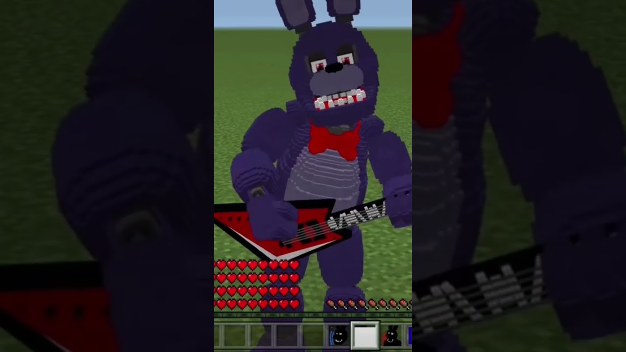 Как играть за Бонни в Майнкрафт фнаф fang Minecraft