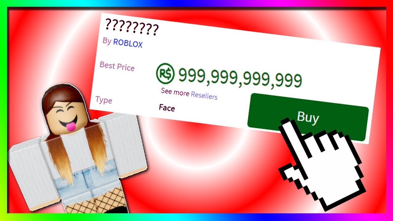 Top 10 Most Expensive Faces On Roblox Youtube - most expensive roblox item to get robux on roblox