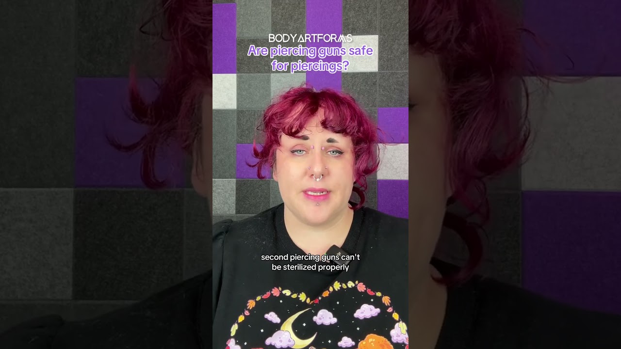 Are piering guns and disposable piercing guns safe? 