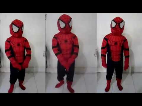 Disfraz spiderman para niños + patrones - YouTube